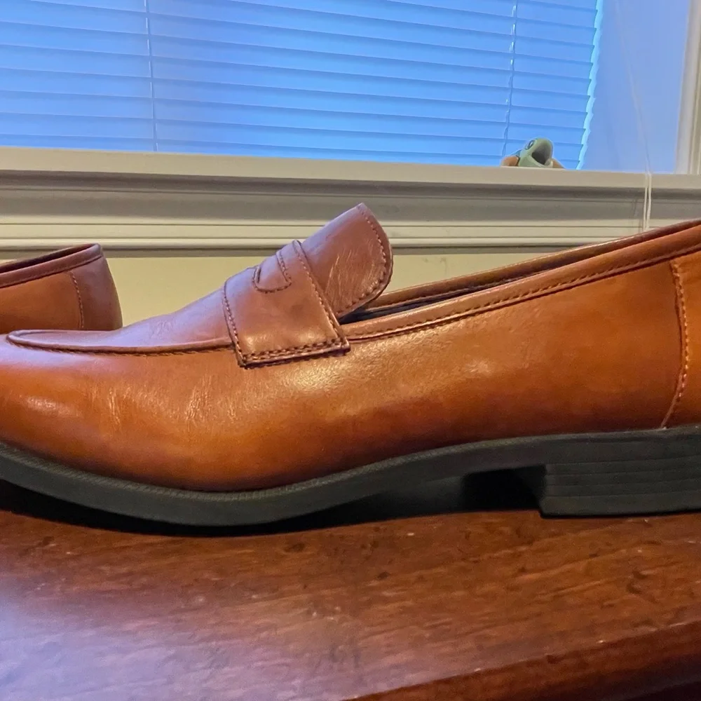 Cole Haan Men's Tan/Brown Leather Penny Loafers - Picture 8 of 8